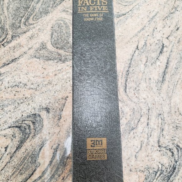 [GREAT Condition] Vintage 1967 "Facts in Five" COMPLETE 3M Bookshelf Game - Picture 3 of 5